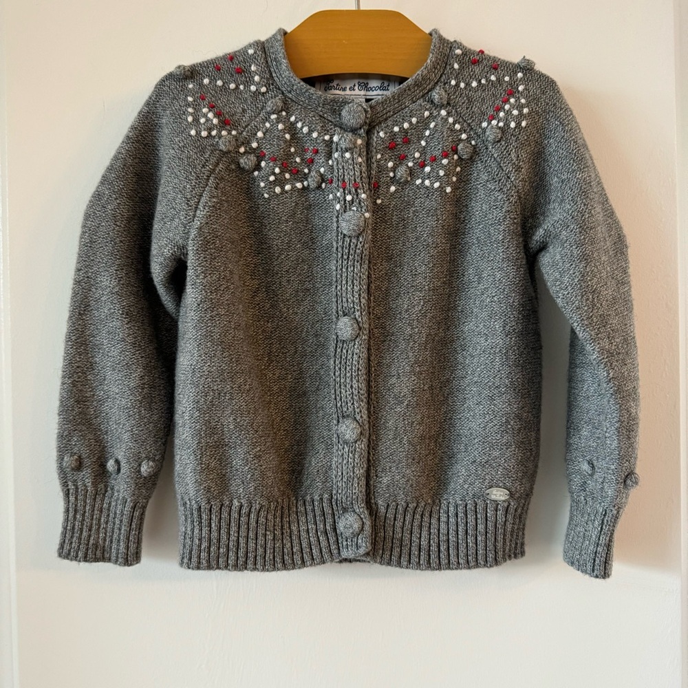 Tartine et Chocolat Toddler Girl Cardigan